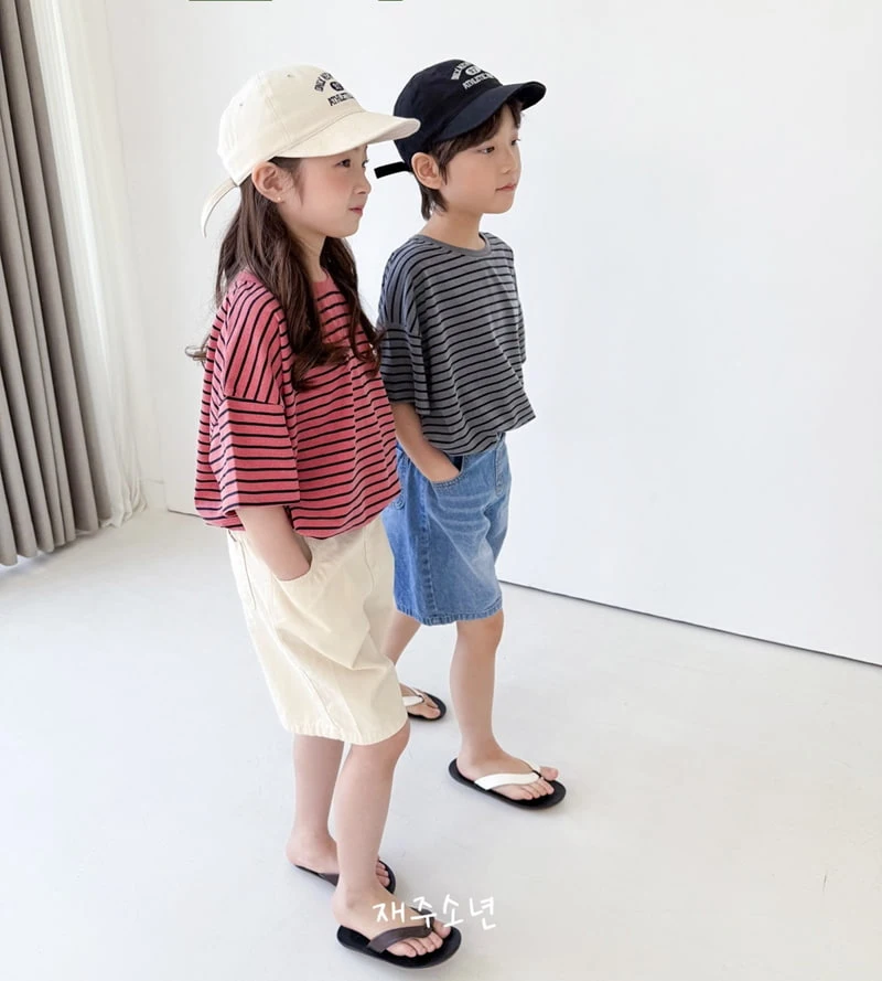 Witty Boy - Korean Children Fashion - #kidzfashiontrend - Rico Stripe Tee - 3