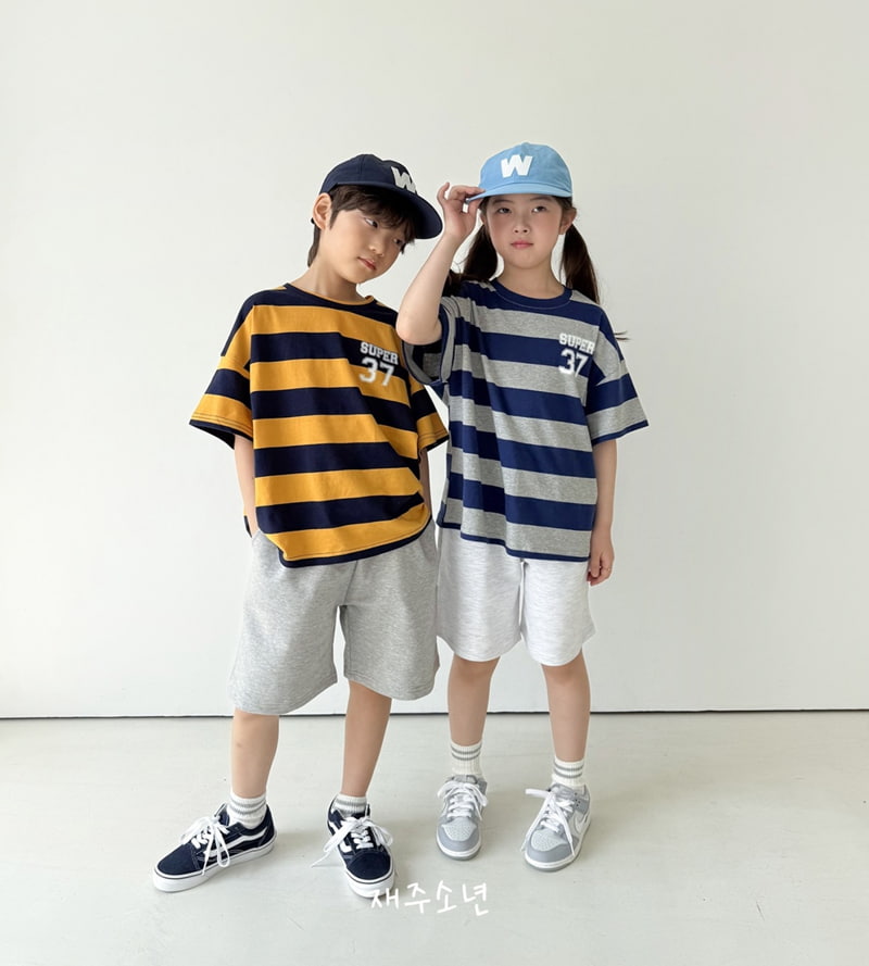 Witty Boy - Korean Children Fashion - #kidzfashiontrend - Super Stripe Tee - 10