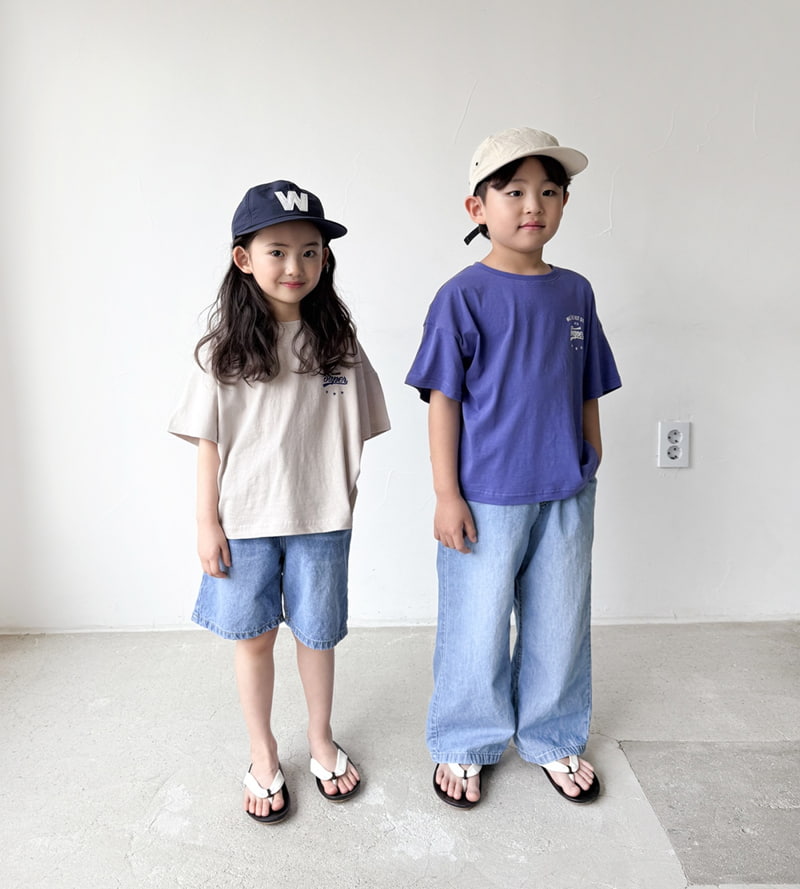 Witty Boy - Korean Children Fashion - #kidsstore - Lemona Denim Pants - 4