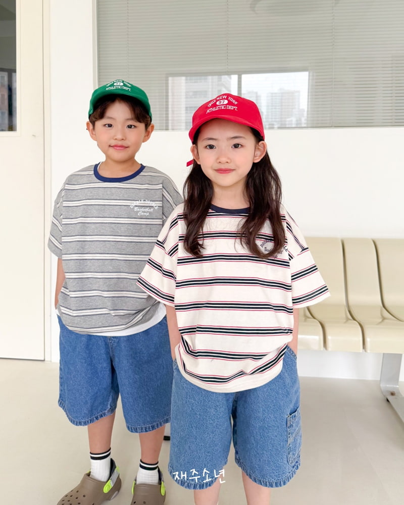 Witty Boy - Korean Children Fashion - #magicofchildhood - Double Stripe Tee - 11