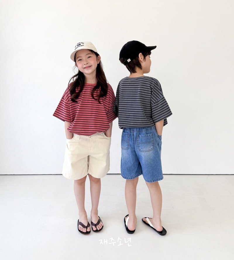 Witty Boy - Korean Children Fashion - #minifashionista - Classic Open Pants Denim - 5