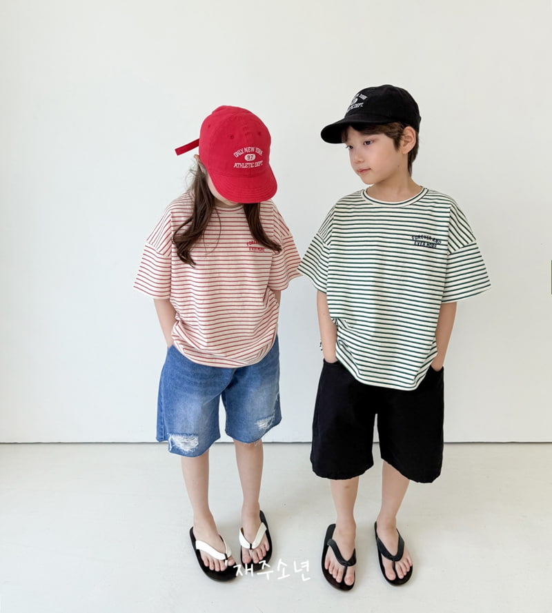 Witty Boy - Korean Children Fashion - #minifashionista - Ever Stripe Tee - 6