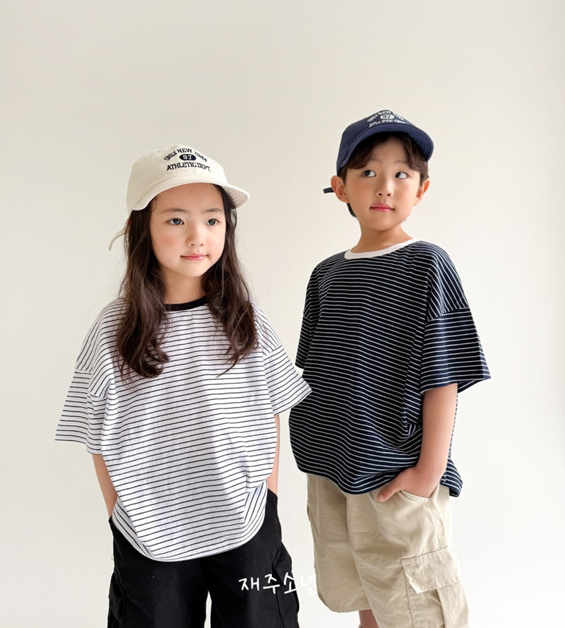 Witty Boy - Korean Children Fashion - #prettylittlegirls - Clip Stripe Tee