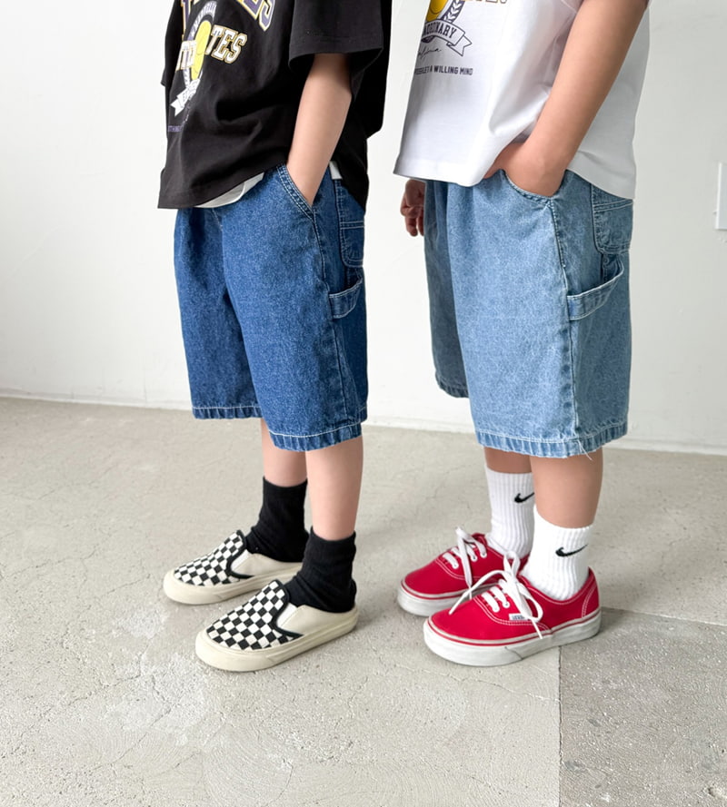 Witty Boy - Korean Children Fashion - #prettylittlegirls - Shine Ring Denim Pants