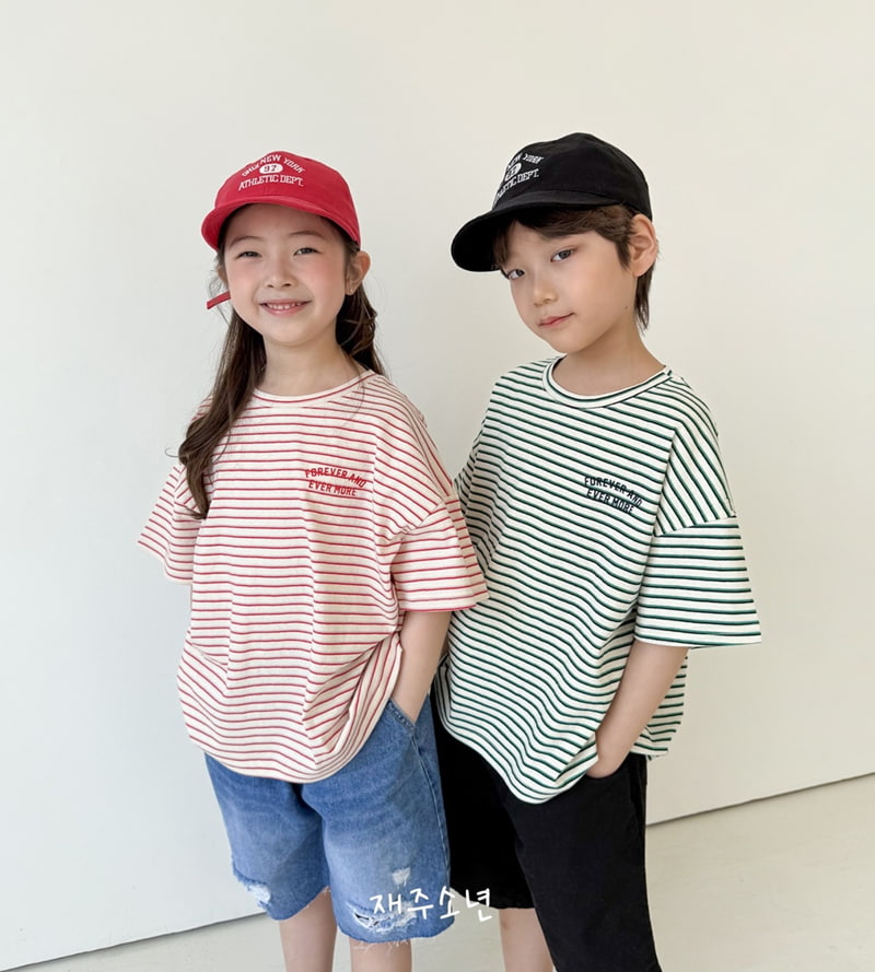 Witty Boy - Korean Children Fashion - #prettylittlegirls - Ever Stripe Tee - 7
