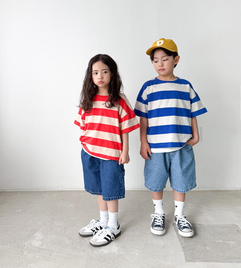 Witty Boy - Korean Children Fashion - #toddlerclothing - Shine Ring Denim Pants - 4