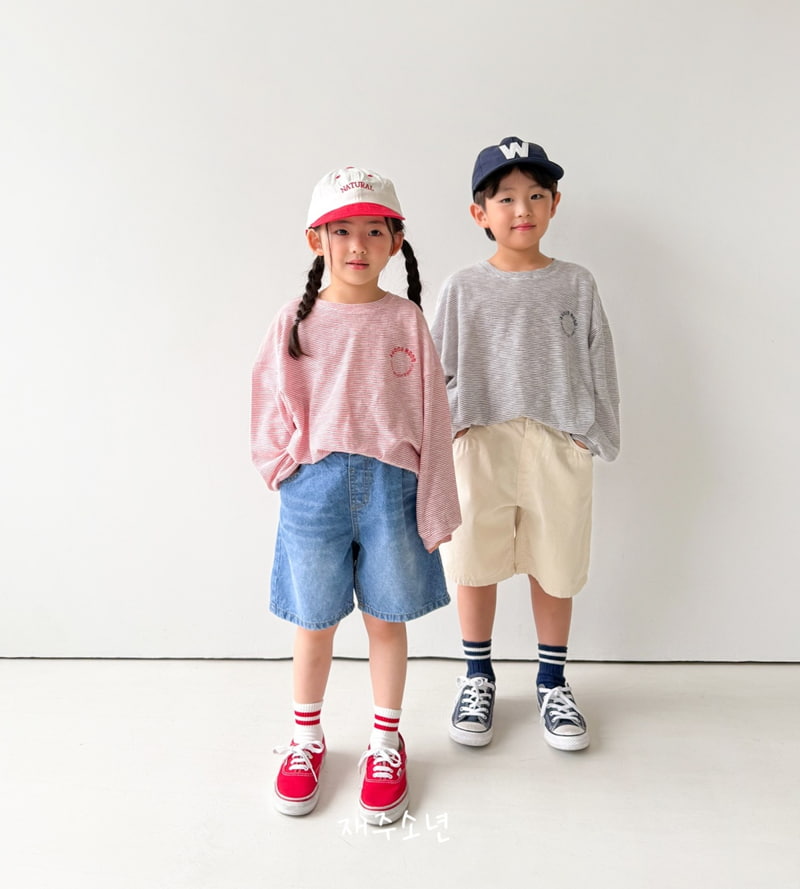 Witty Boy - Korean Children Fashion - #prettylittlegirls - Live Stripe Tee - 4
