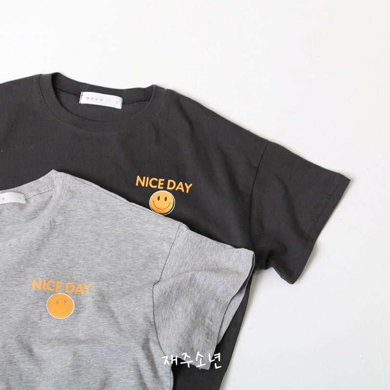 Witty Boy - Korean Children Fashion - #todddlerfashion - Smile Tee - 12