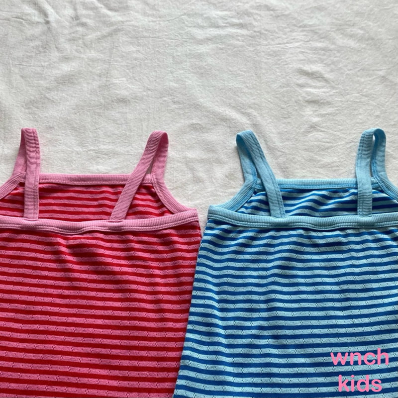 Wnch Kids - Korean Children Fashion - #stylishchildhood - Eyelet Sleeveless Tee - 4