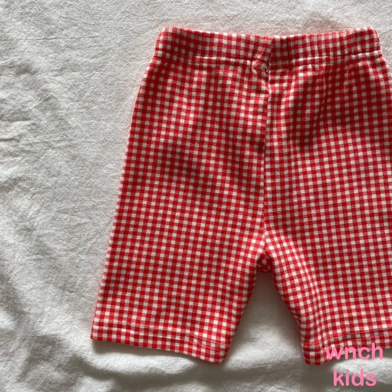Wnch Kids - Korean Children Fashion - #designkidswear - Check Leggings Pants - 10