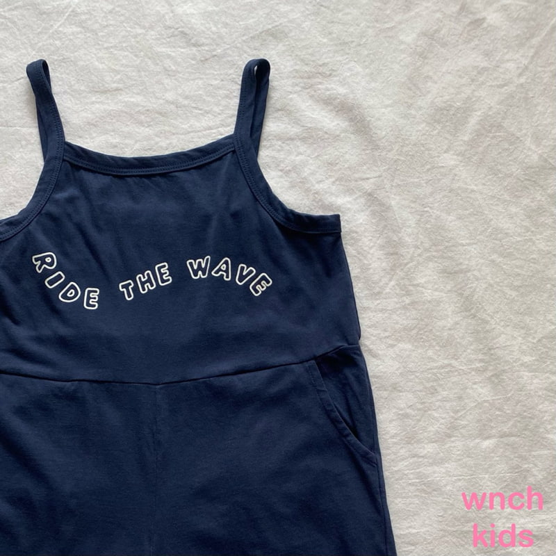 Wnch Kids - Korean Children Fashion - #fashionkids - Wave Overalls - 10