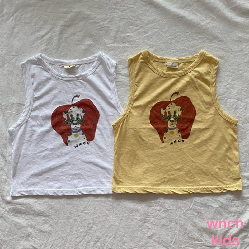 Wnch Kids - Korean Children Fashion - #kidsshorts - Dalmatian Sleeveless Tee