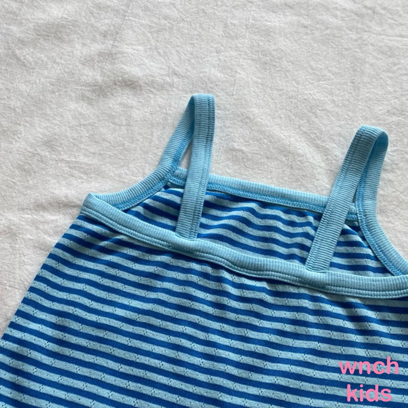 Wnch Kids - Korean Children Fashion - #kidsshorts - Eyelet Sleeveless Tee - 9