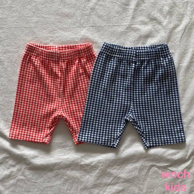 Wnch Kids - Korean Children Fashion - #littlefashionista - Check Leggings Pants