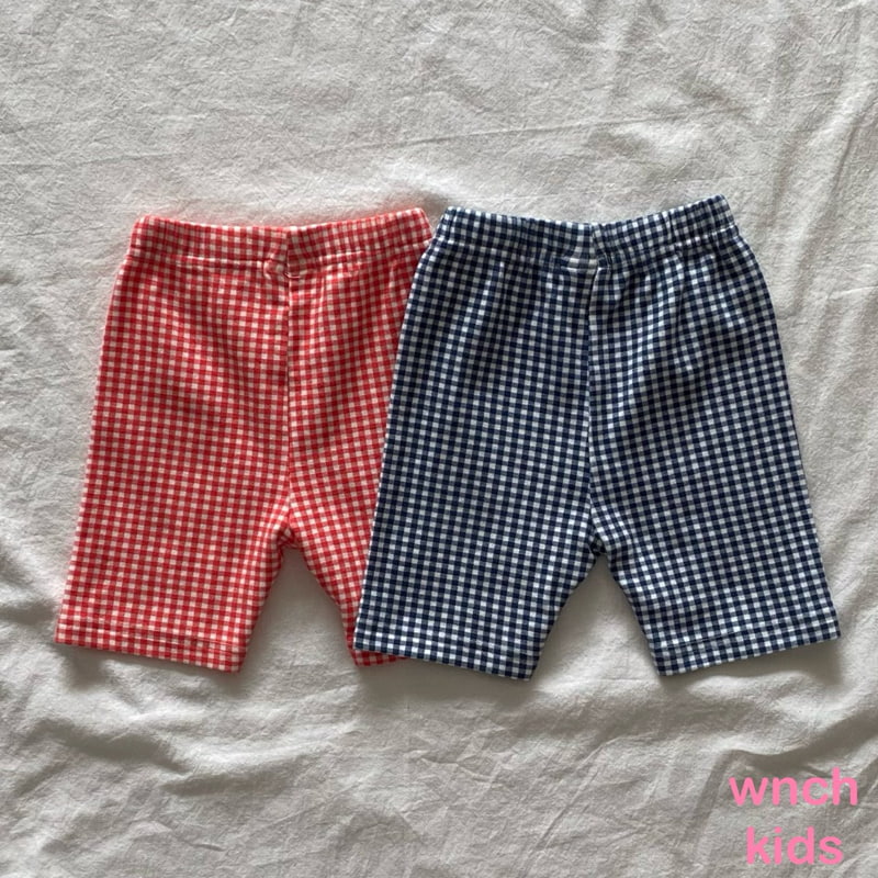Wnch Kids - Korean Children Fashion - #minifashionista - Check Leggings Pants - 3