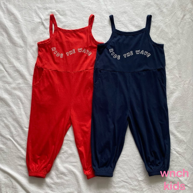 Wnch Kids - Korean Children Fashion - #minifashionista - Wave Overalls