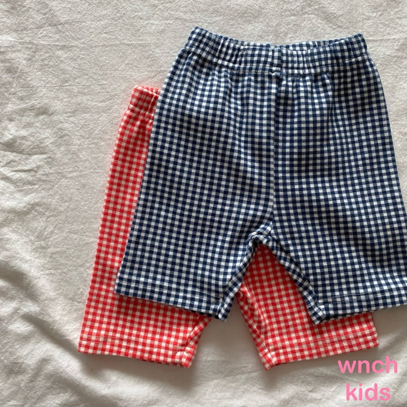 Wnch Kids - Korean Children Fashion - #minifashionista - Check Leggings Pants - 4