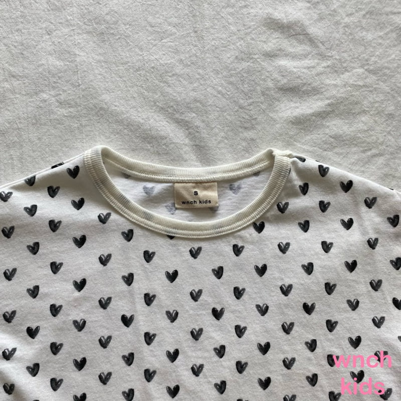 Wnch Kids - Korean Children Fashion - #stylishchildhood - Heart Tee - 12
