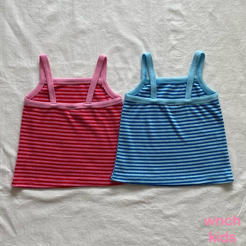 Wnch Kids - Korean Children Fashion - #stylishchildhood - Eyelet Sleeveless Tee - 3