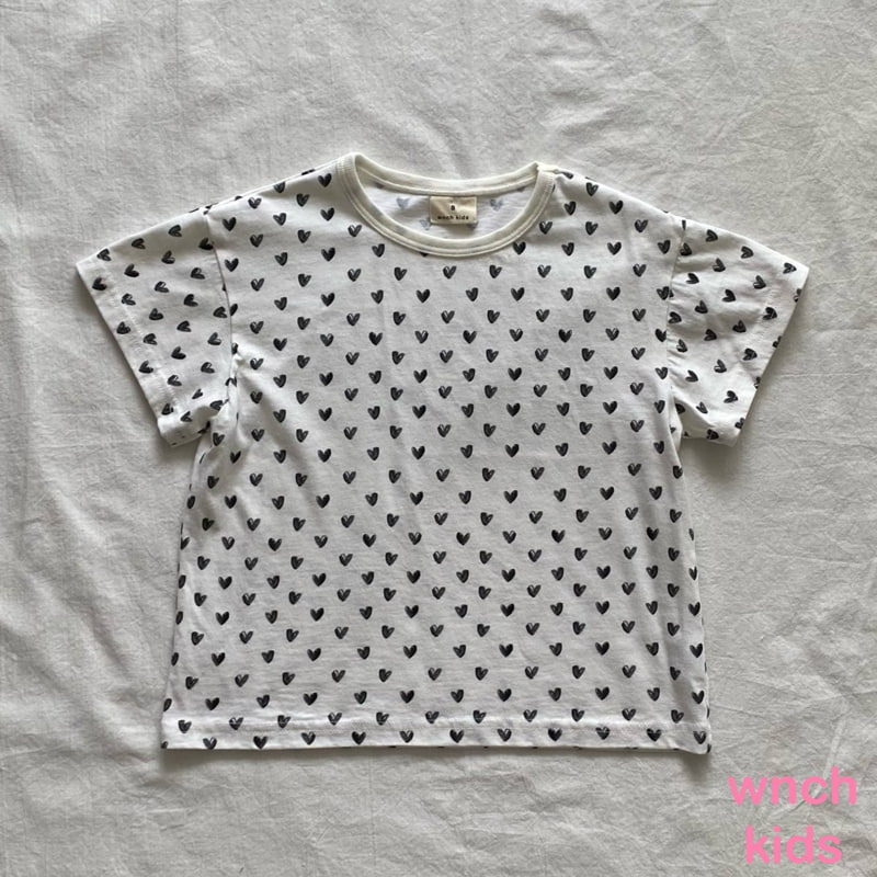 Wnch Kids - Korean Children Fashion - #todddlerfashion - Heart Tee - 10