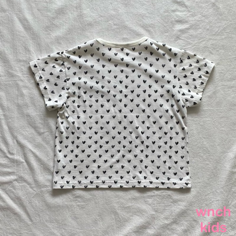 Wnch Kids - Korean Children Fashion - #toddlerclothing - Heart Tee - 11