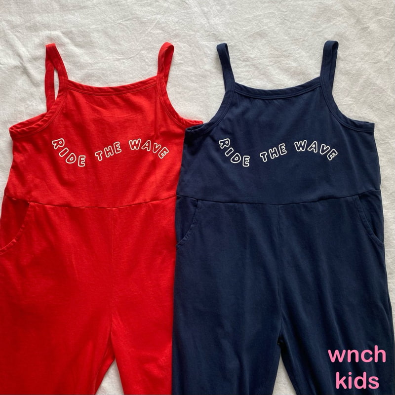 Wnch Kids - Korean Children Fashion - #todddlerfashion - Wave Overalls - 4