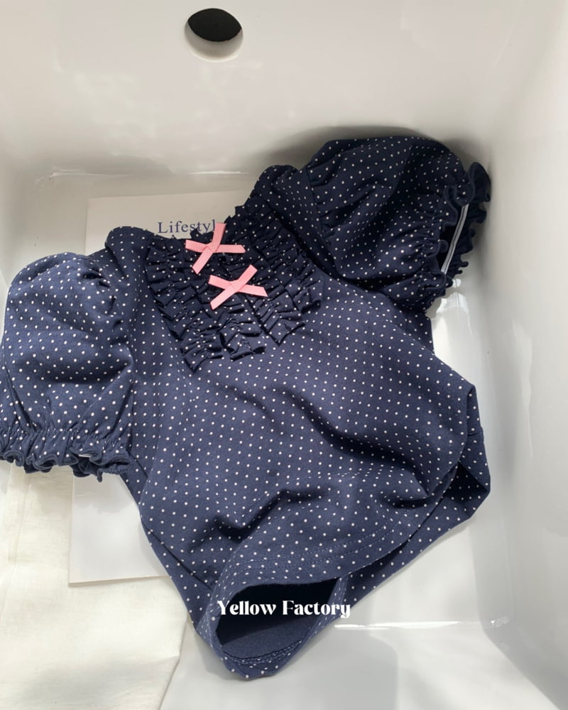 Yellow Factory - Korean Children Fashion - #Kfashion4kids - Dot Day Tee - 7