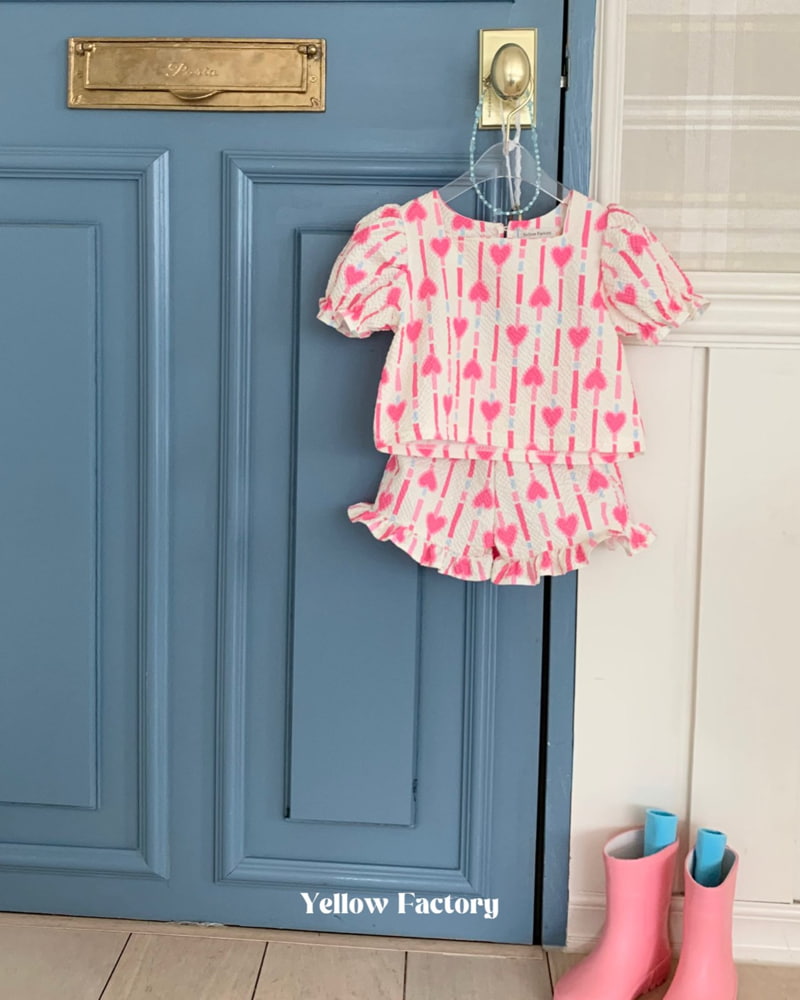 Yellow Factory - Korean Children Fashion - #childofig - Chewing Top Bottom Set - 11