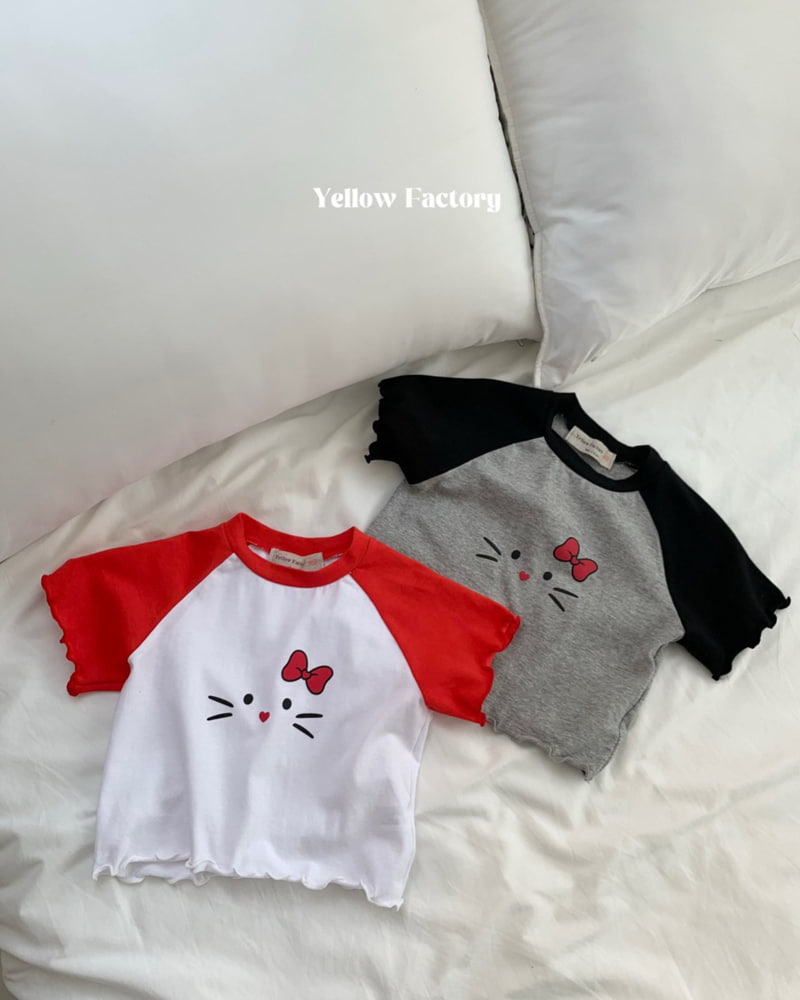 Yellow Factory - Korean Children Fashion - #childrensboutique - Meow Tee - 3