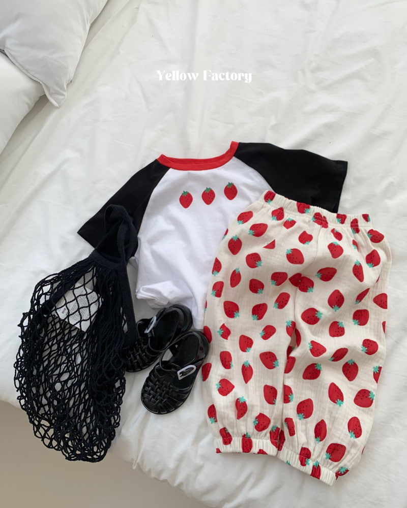 Yellow Factory - Korean Children Fashion - #childrensboutique - Strawberry Tee - 3