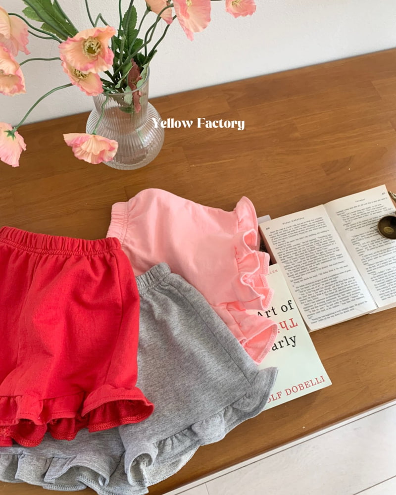 Yellow Factory - Korean Children Fashion - #designkidswear - Ruby Frill Pants - 6
