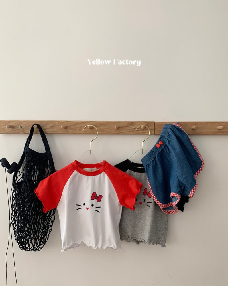 Yellow Factory - Korean Children Fashion - #childrensboutique - Meow Tee - 4