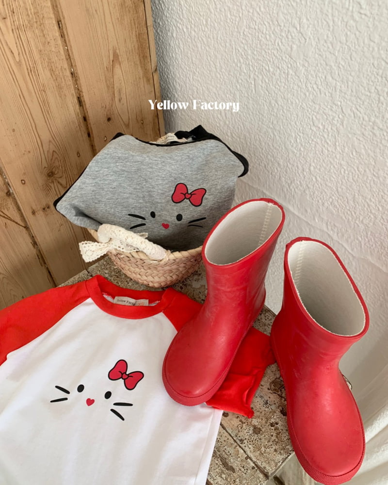 Yellow Factory - Korean Children Fashion - #discoveringself - Meow Tee - 5