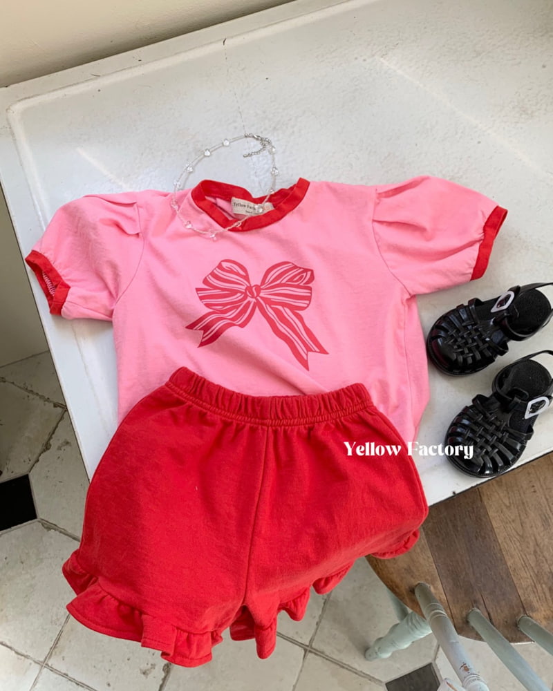 Yellow Factory - Korean Children Fashion - #designkidswear - Kitty Ribbon Tee - 4