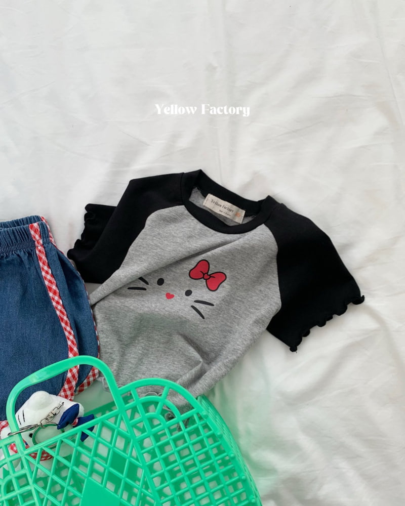 Yellow Factory - Korean Children Fashion - #fashionkids - Meow Tee - 6