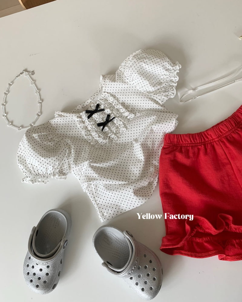 Yellow Factory - Korean Children Fashion - #fashionkids - Dot Day Tee - 3