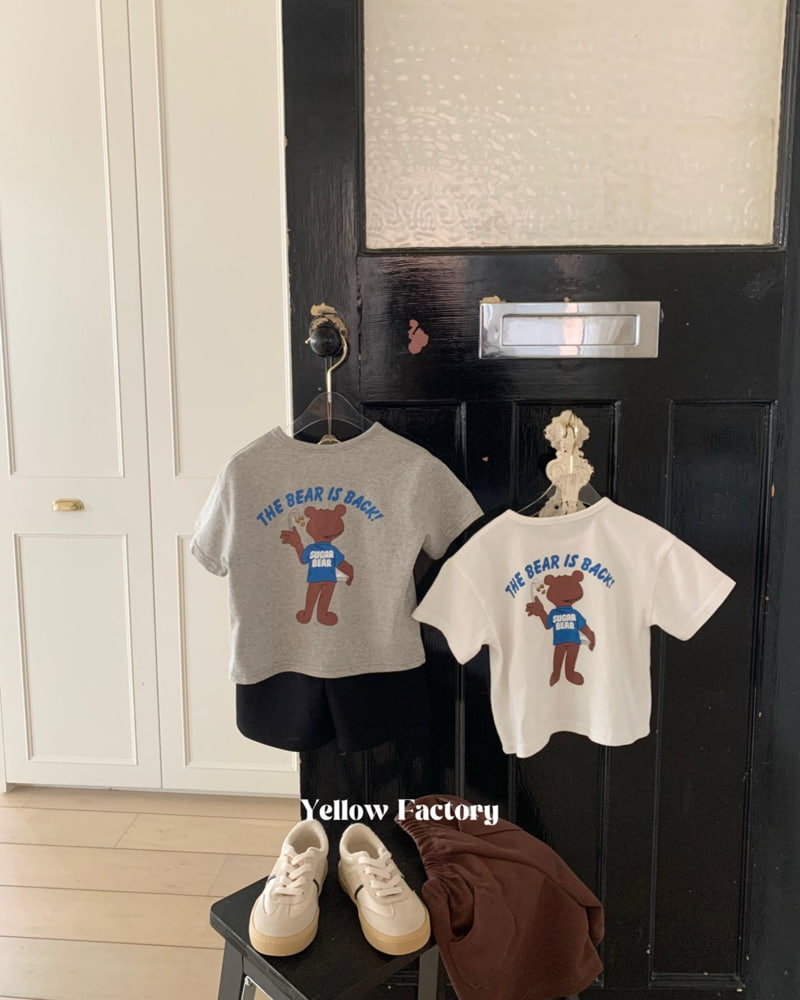 Yellow Factory - Korean Children Fashion - #kidsshorts - The Bear Tee
