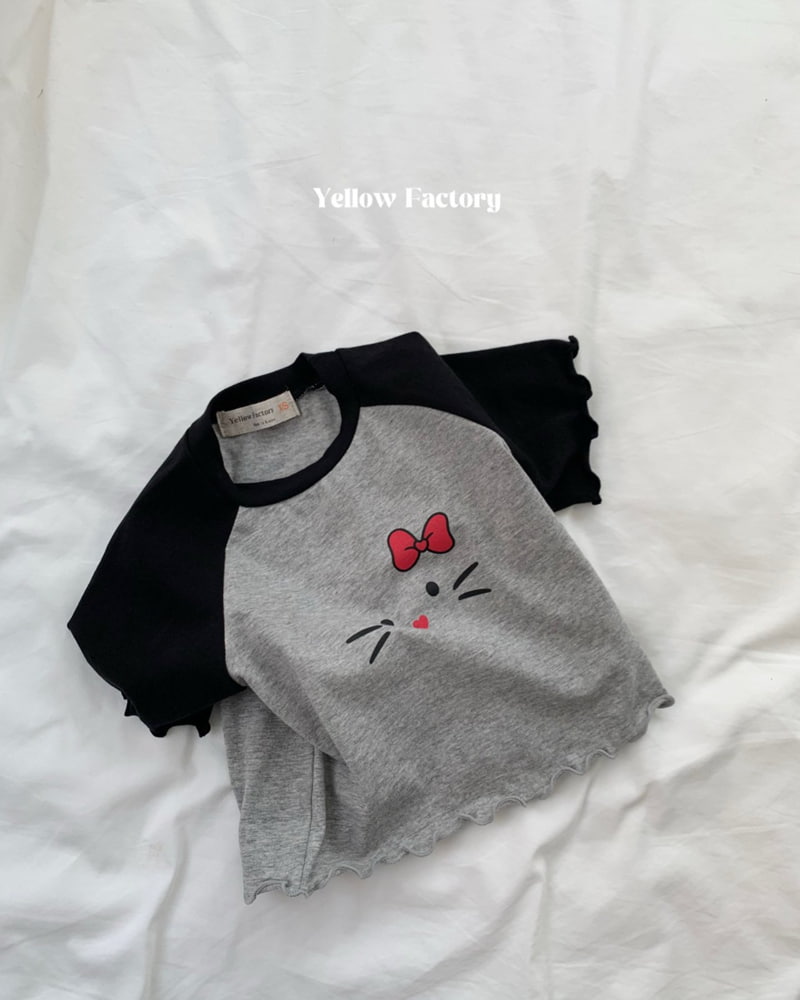 Yellow Factory - Korean Children Fashion - #kidsstore - Meow Tee - 8