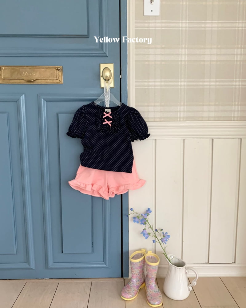 Yellow Factory - Korean Children Fashion - #kidzfashiontrend - Dot Day Tee - 6