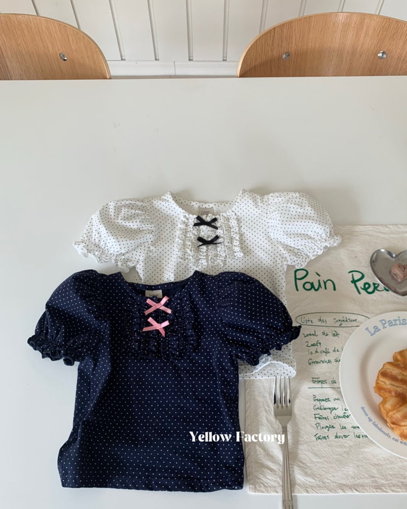 Yellow Factory - Korean Children Fashion - #minifashionista - Dot Day Tee - 10