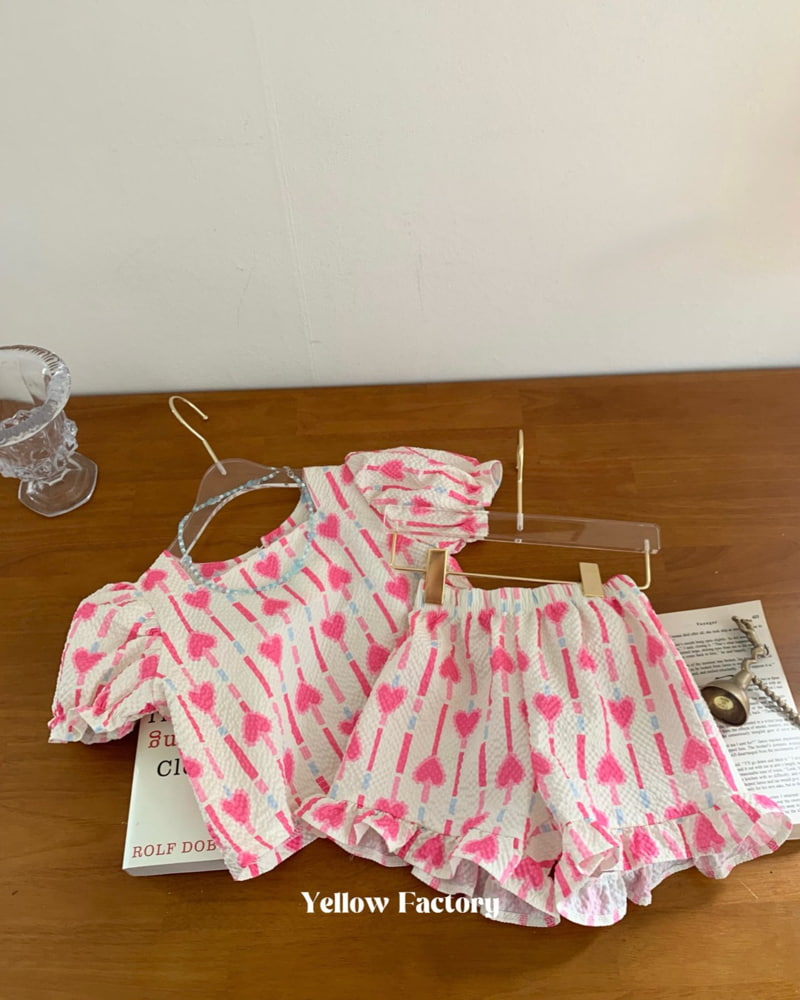 Yellow Factory - Korean Children Fashion - #minifashionista - Chewing Top Bottom Set - 9