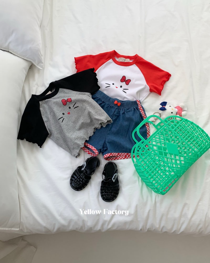 Yellow Factory - Korean Children Fashion - #stylishchildhood - Meow Tee