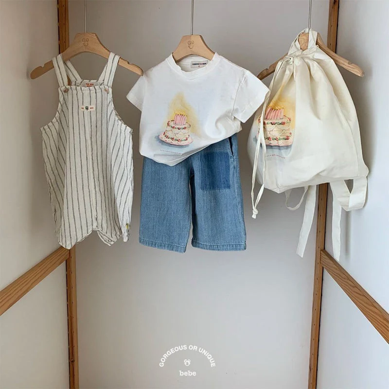 go;u - Korean Baby Fashion - #babyboutique - Bebe Mama Overalls - 5