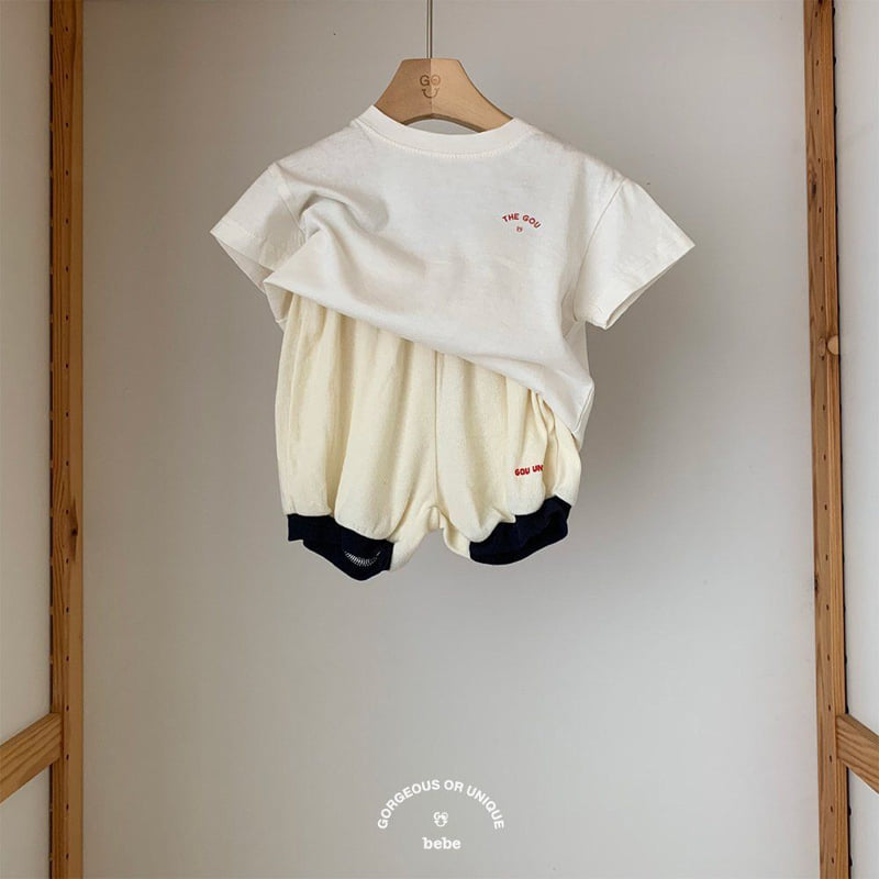 go;u - Korean Baby Fashion - #babyboutique - Bebe Three Shorts - 3