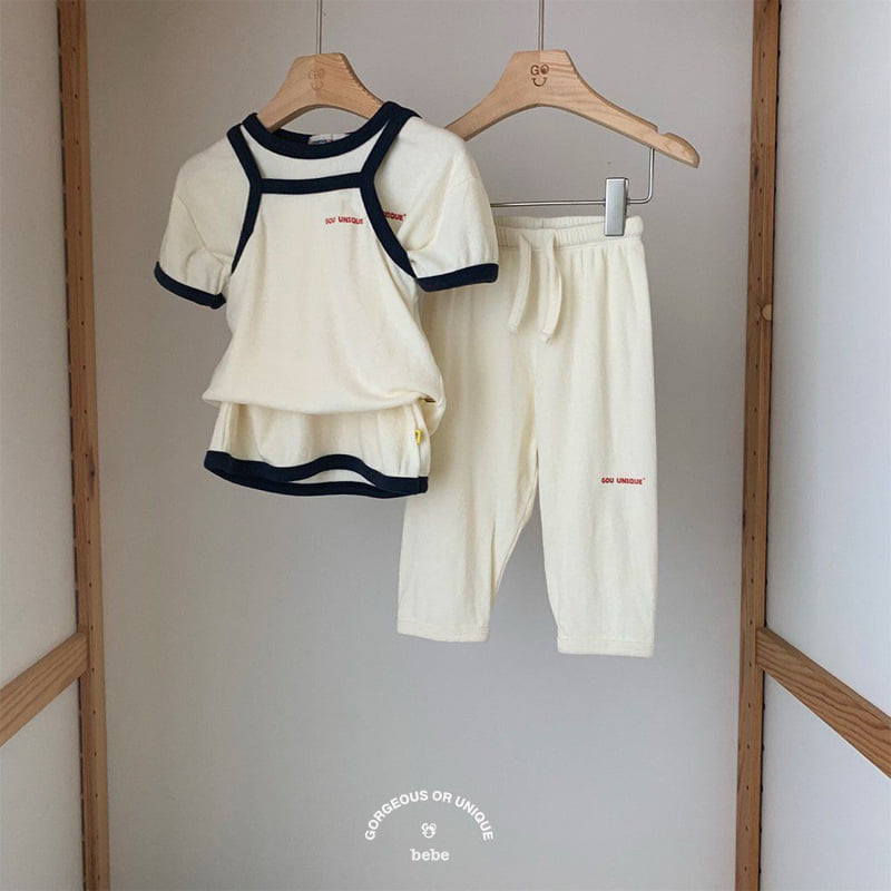 go;u - Korean Baby Fashion - #babyboutique - Bebe One Tee - 8