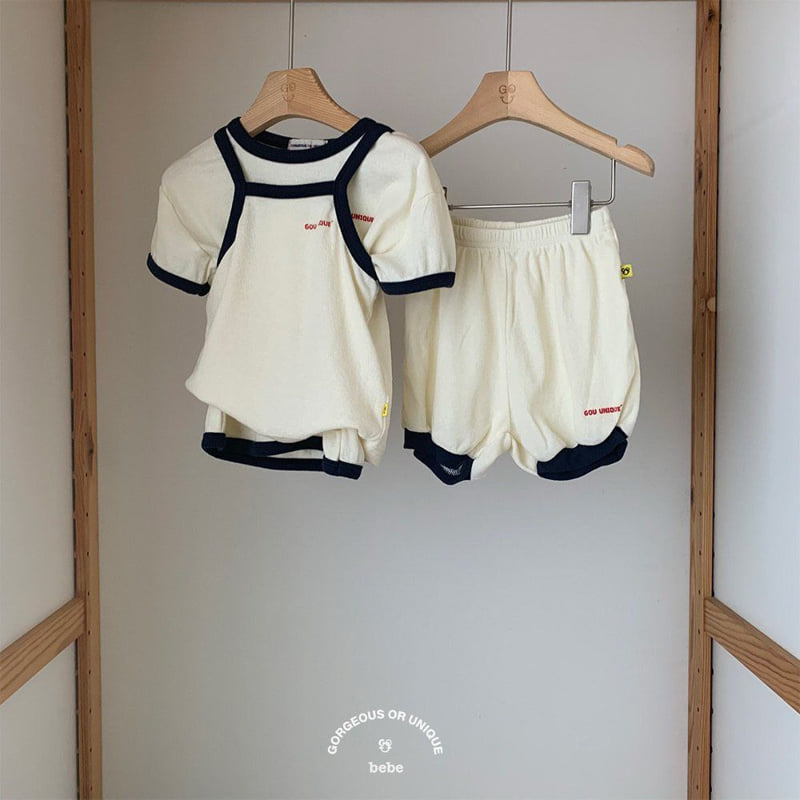go;u - Korean Baby Fashion - #babyboutique - Bebe One Tee - 9