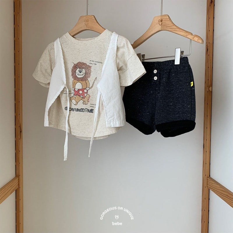 go;u - Korean Baby Fashion - #babyboutique - Bebe Open Sleeveless - 6