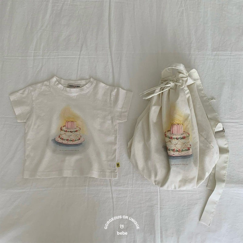 go;u - Korean Baby Fashion - #babyboutique - Bebe Cake Egg Tee - 10