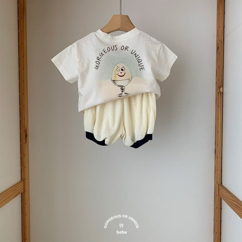 go;u - Korean Baby Fashion - #babyboutique - Bebe Three Shorts - 4