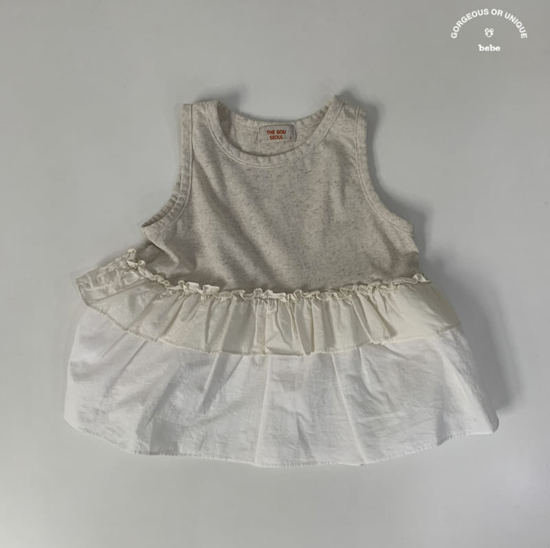 go;u - Korean Baby Fashion - #babyboutiqueclothing - Bebe Moist Sleeveless